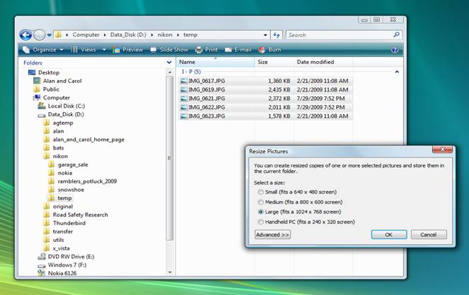 Resize Pictures