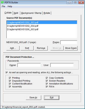 PDFTK Builder