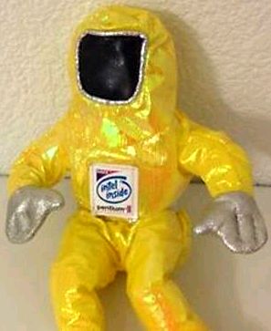 Intel Inside Spaceman Doll collectable