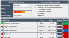 The Password Meter