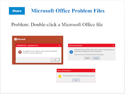 MS Office Problem Files
