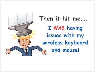 Wireless keyboards and mice