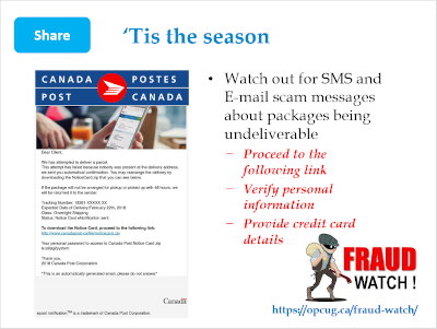 Avoid package delivery scams!