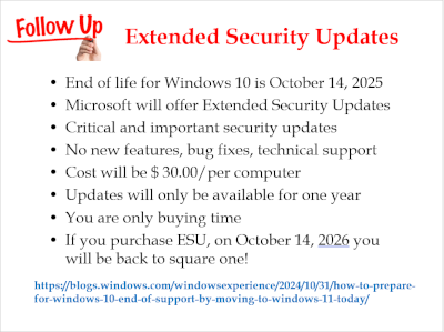 Extended security updates